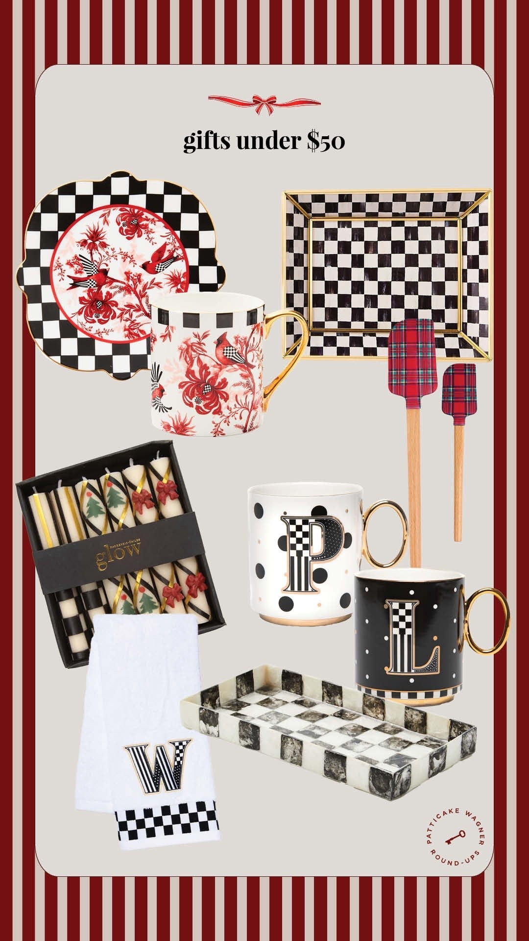 Gifts under $50 + use my code PATTICAKE20 for 20% off your purchase! Active for only 48 hrs starting at 8:30am EST 12/8! 

#LTKSaleAlert #LTKHoliday #LTKGiftGuide