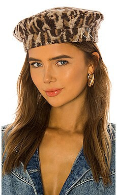 Ruslan Baginskiy Leopard Print Beret in Leopard Print from Revolve.com | Revolve Clothing (Global)