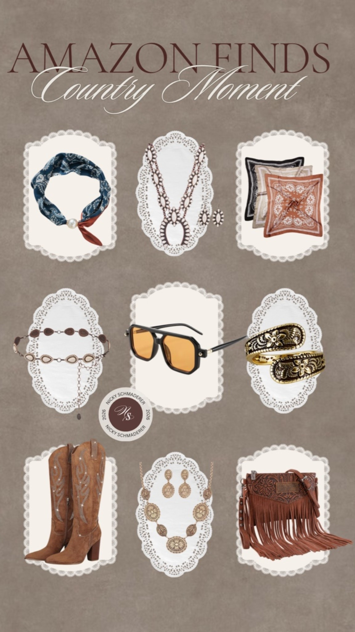 Amazon finds for country moments and CMA fest!! 

Western 
Western accessories 
Country concert 
Morgan Wallen

#LTKSeasonal #LTKgrwm