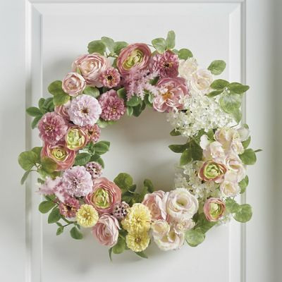 Zestful Spring Wreath | Grandin Road | Grandin Road