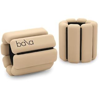 Bala Bangles - Set of 2 (1lb Each) | Adjustable Wearable Wrist & Ankle Weights | Yoga, Dance, Bar... | Amazon (US)