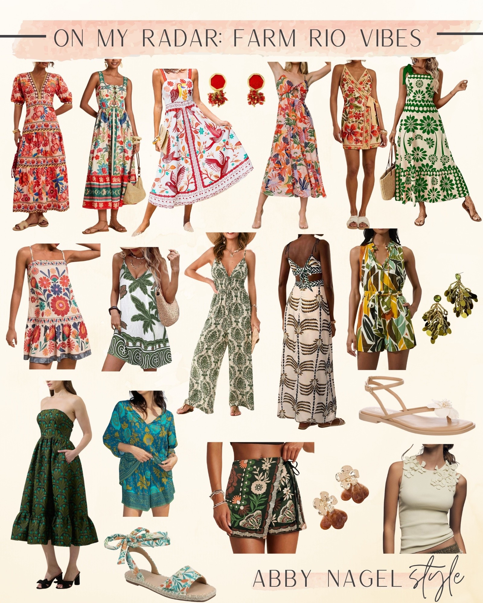 Farm Rio Vibes for Less

Bold patterns, pattern mixing, tropical 🌴 