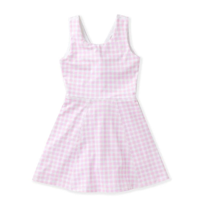 Swoon Pink Gingham Active Tennis Dress | Persnickety