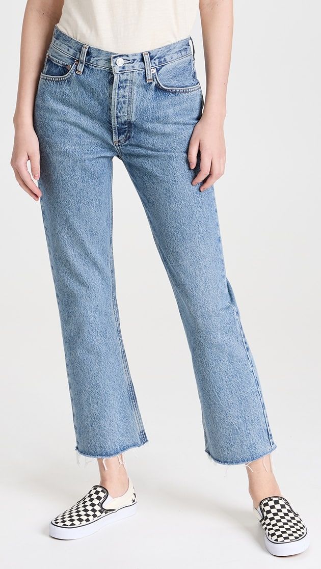 AGOLDE Mid Rise Relaxed Boot Jeans | SHOPBOP | Shopbop