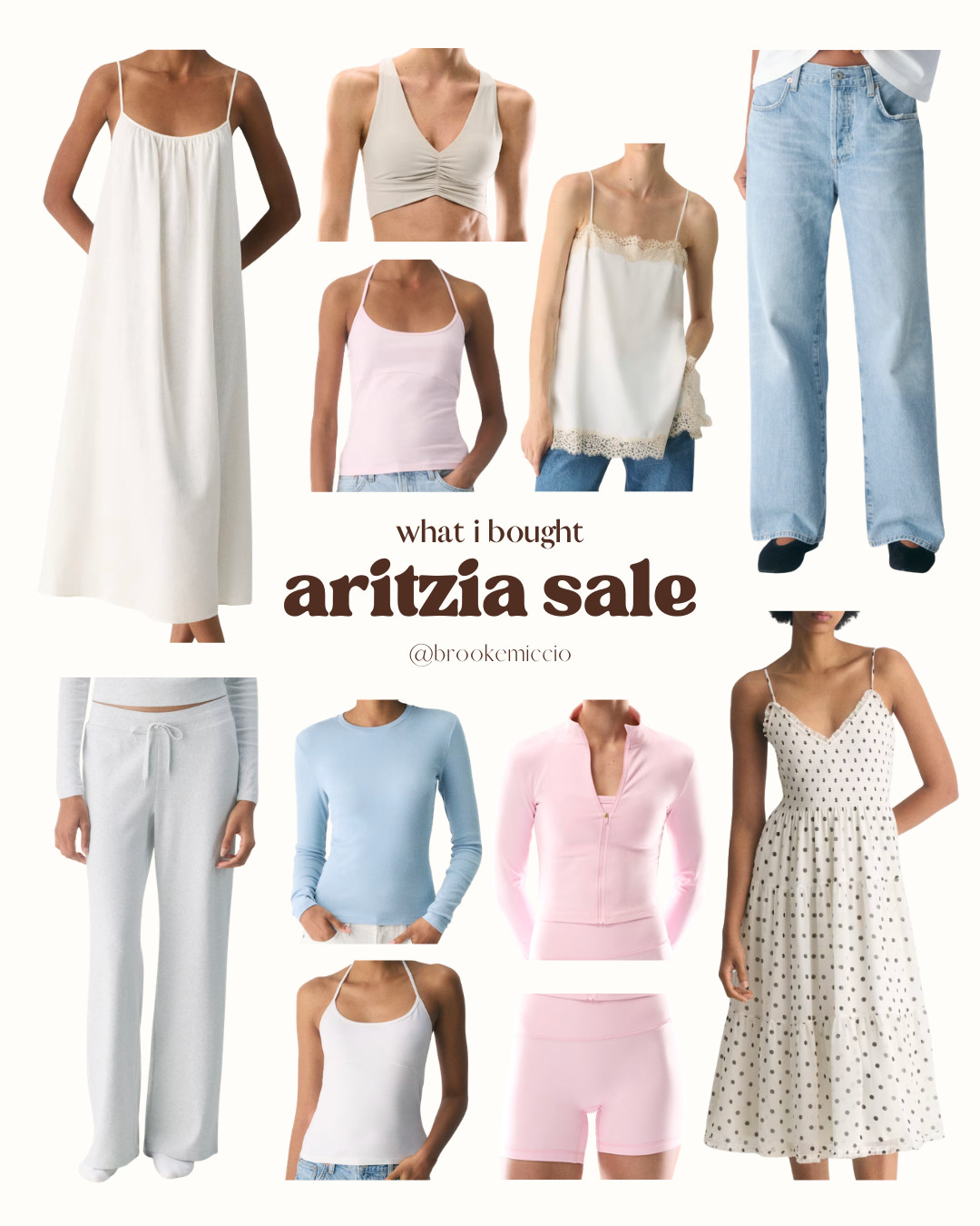 what i bought from the aritzia sale!!  30-50% off select styles 

 #LTKSaleAlert