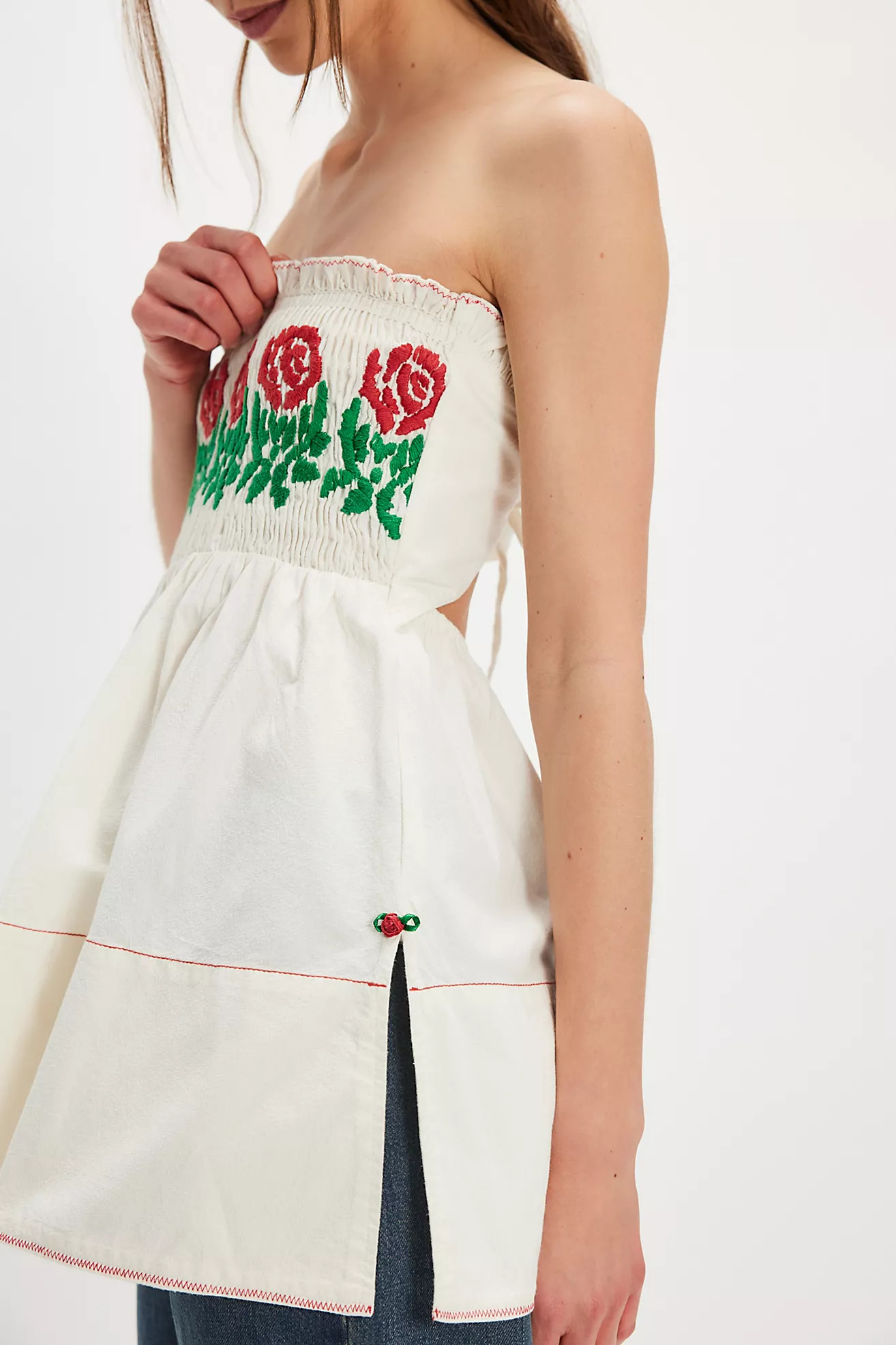 Smocked In Roses Tunic | Free People (Global - UK&FR Excluded)