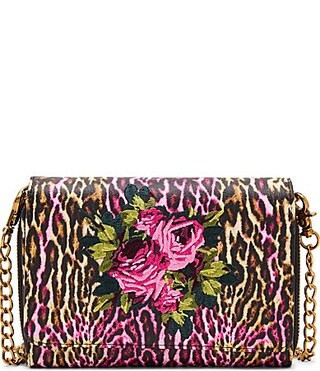 Betsey Johnson Leopard Floral Crossbody Bag - Multi | Dillard's