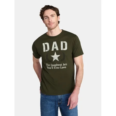Father's Day Men's Army Ranger Dad Graphic Tee by Way to Celebrate, Sizes XS-5XL | Walmart (US)