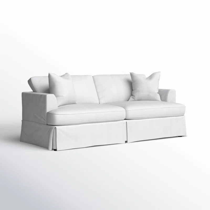 Lucia 92.5'' Slipcovered Sleeper Sofa | Wayfair North America