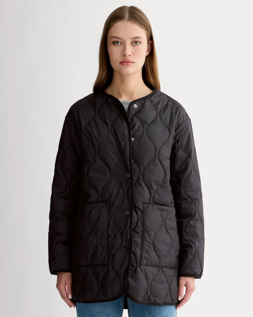 The Quilted Liner | Black | Everlane