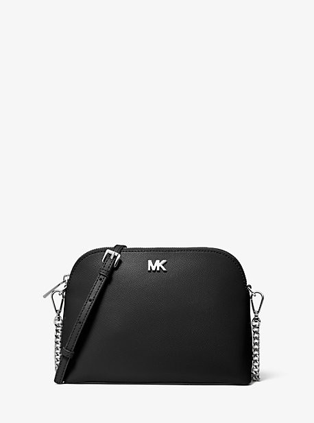 Large Crossgrain Leather Dome Crossbody Bag | Michael Kors US