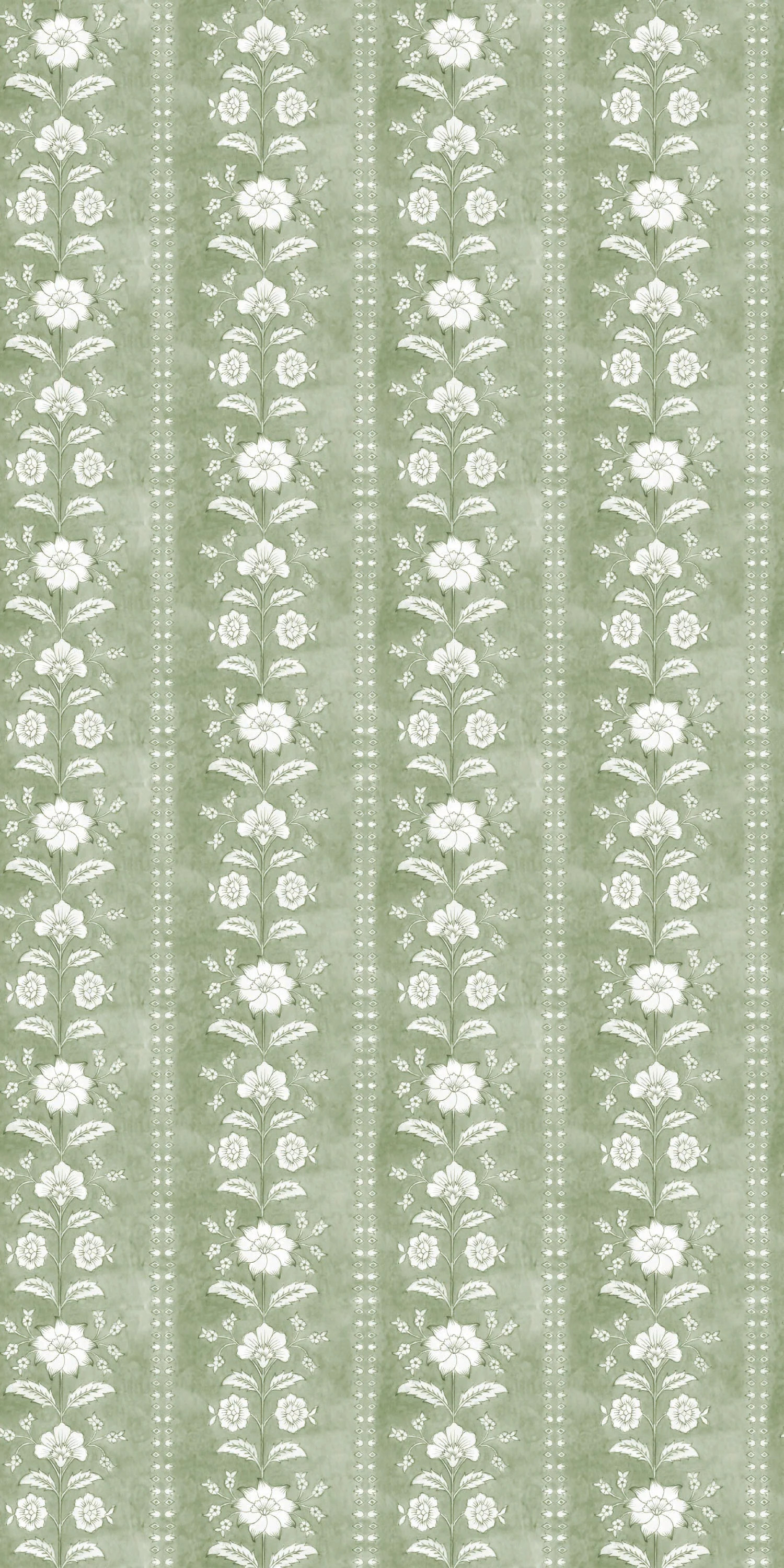 Flower Garland - Traditional / 2 x 8 ft / Sage -- 95A184 | Chasing Paper