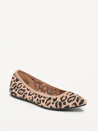 Soft-Knit Pointed-Toe Ballet Flats | Old Navy (CA)