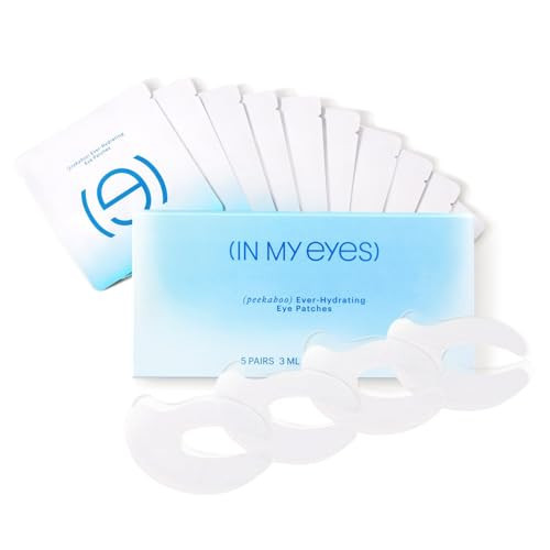 In My Eyes Hydrating Under Eye Patches 5 Pairs - Hyaluronic Acid Hydrogel Eye Masks, Depuffing Anti-Wrinkle for Dark Circles Fine Lines Puffiness, Self Care Gifts for Women & Teenage Girls | Amazon (US)