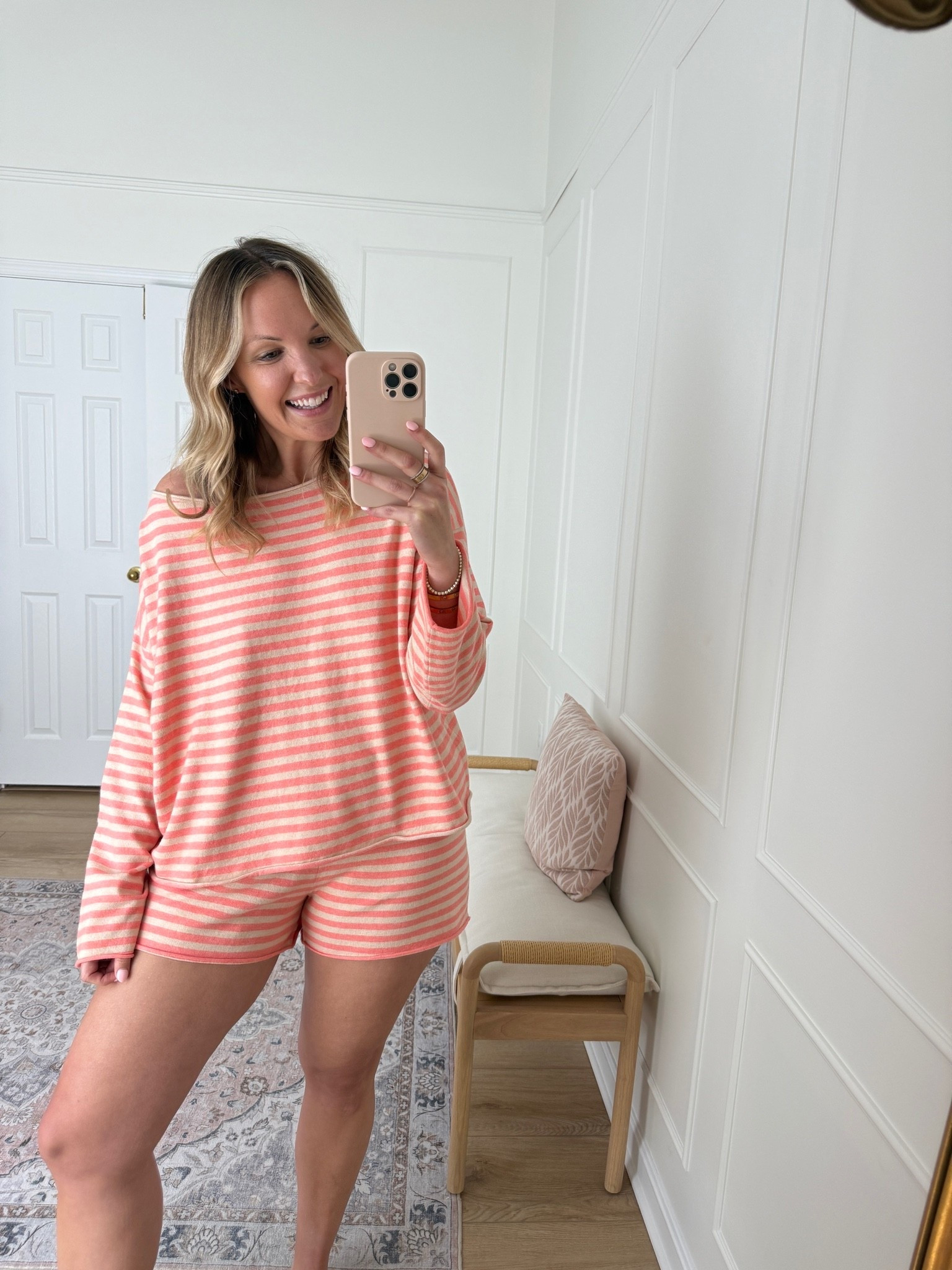 Lounge set in loving! Medium top large shorts

#LTKdayinmylife #LTKmomlife #LTKSaleAlert