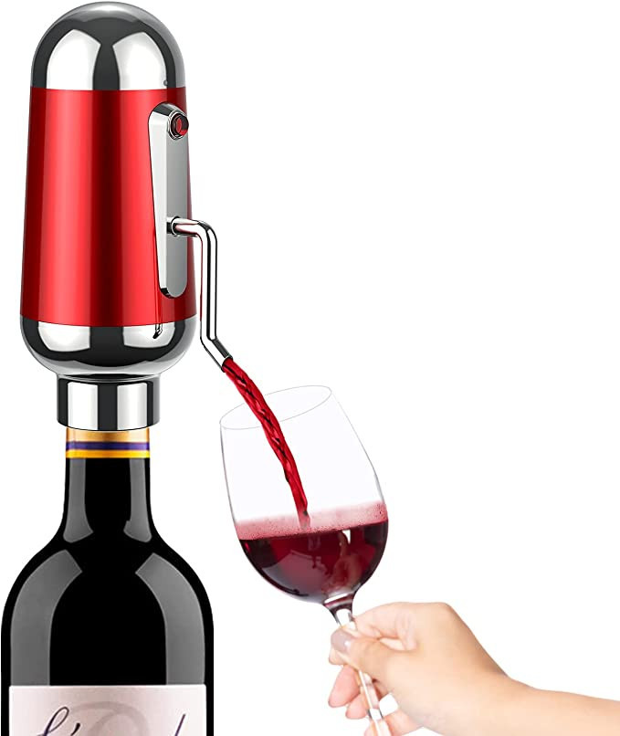 Electric Wine Aerator Pourer, Wine Decanter ADWSET 1-Button Smart Wine Dispenser Wine Pourer, Ide... | Amazon (US)