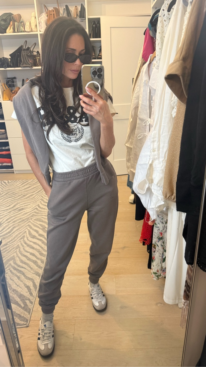 Elevated sweats, worn 3 ways ✨
Proof that comfort can still look put together.
Comment SHOP for links to this look and more like it. #personalshopper #fashionstylist #howtostyle #elevatedsweats 

#LTKdayinmylife