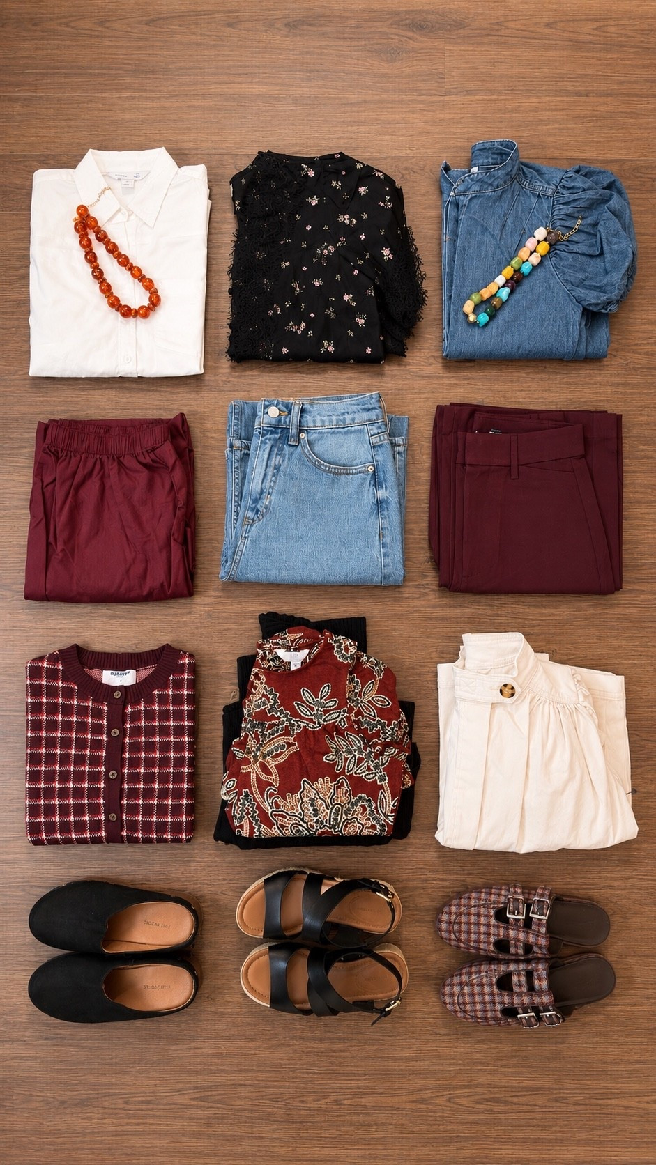 Comment GOOD and I will send this week’s capsule. It’s a GOOD one mixed with affordable pieces from Old Navy, Walmart, Target, and Gap that you can mix and match for so many work and everyday outfits. Even better, most of these pieces are on sale right now, making it easy to refresh your closet without breaking the budget.

Wearing size 2 in pants
Size 0 in jeans 
XS in skirt 

Comment GOOD and I’ll send you all the links!

affordable fall capsule wardrobe, teacher outfits, workwear, Old Navy finds, Walmart fashion, Target style, Gap denim shirt, affordable fall fashion, capsule wardrobe, business casual outfits, classroom style, mix and match outfits, budget friendly fashion, over 50 style, teacher wardrobe, everyday style, fall outfit ideas, sale finds, classic style, work outfit inspiration