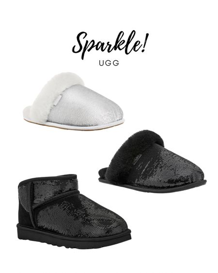 Sparkly Uggs slippers and booties

#LTKHoliday #LTKGiftGuide