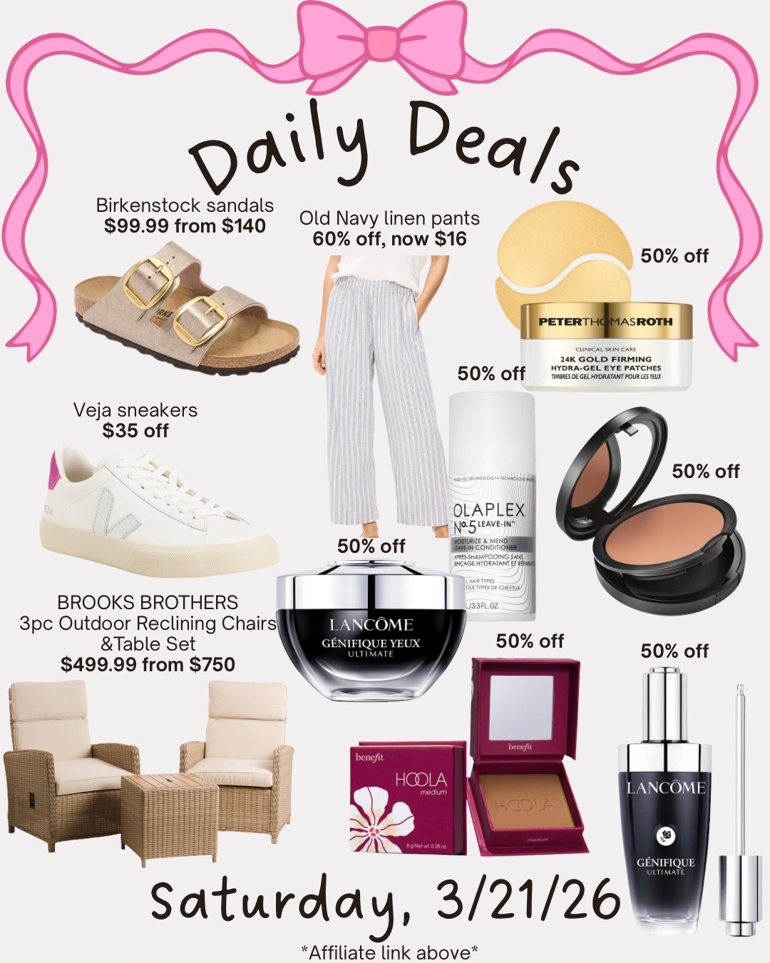 Daily deals 

#LTKSeasonal #LTKSaleAlert #LTKBeauty