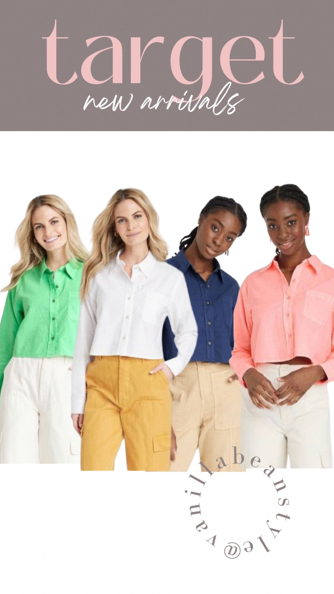 New at Target cropped button down 

#LTKworkwear #LTKunder50 #LTKstyletip