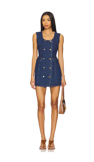 L'esprit Mini Dress in Indigo | Revolve Clothing (Global)
