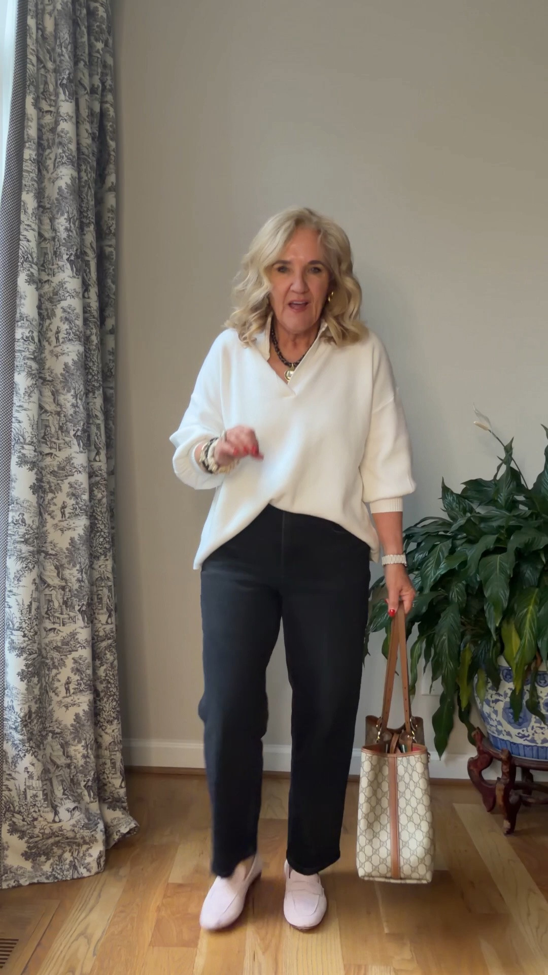 What to wear with your black jeans. And hey, if you need a new pair, get a washed soft black like these from spanx wearing a med petite
Cream sweater medium 
Black blouse medium 
Brown sweater medium 
Green tweed blazer 10 petite
Denim jacket medium 
White blouse from Athleta small
Burgandy jacket med petite
Striped blouse medium 
Wool jacket med (avail in oatmeal and that would look great too)
20% off Allie & Bess code NANETTE20

#LTKOver40 #LTKootd #LTKPetite