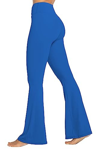 Sunzel Womens Flare Leggings No Front Seam Flare Yoga Pants with Tummy Control Crossover High Wai... | Amazon (US)