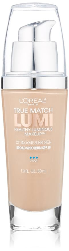 L'Oreal Paris True Match Lumi Healthy Luminous Makeup, C3 Creamy Natural, 1 fl; oz. | Amazon (US)