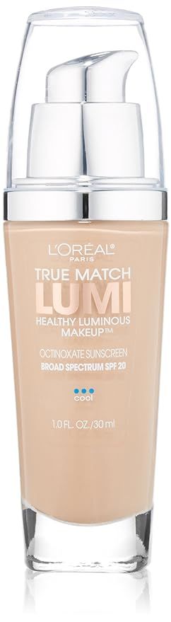 L'Oreal Paris True Match Lumi Healthy Luminous Makeup, C3 Creamy Natural, 1 fl; oz. | Amazon (US)