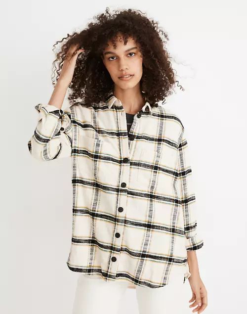 Oversized Ex-Boyfriend Shirt in Caney Plaid | Madewell