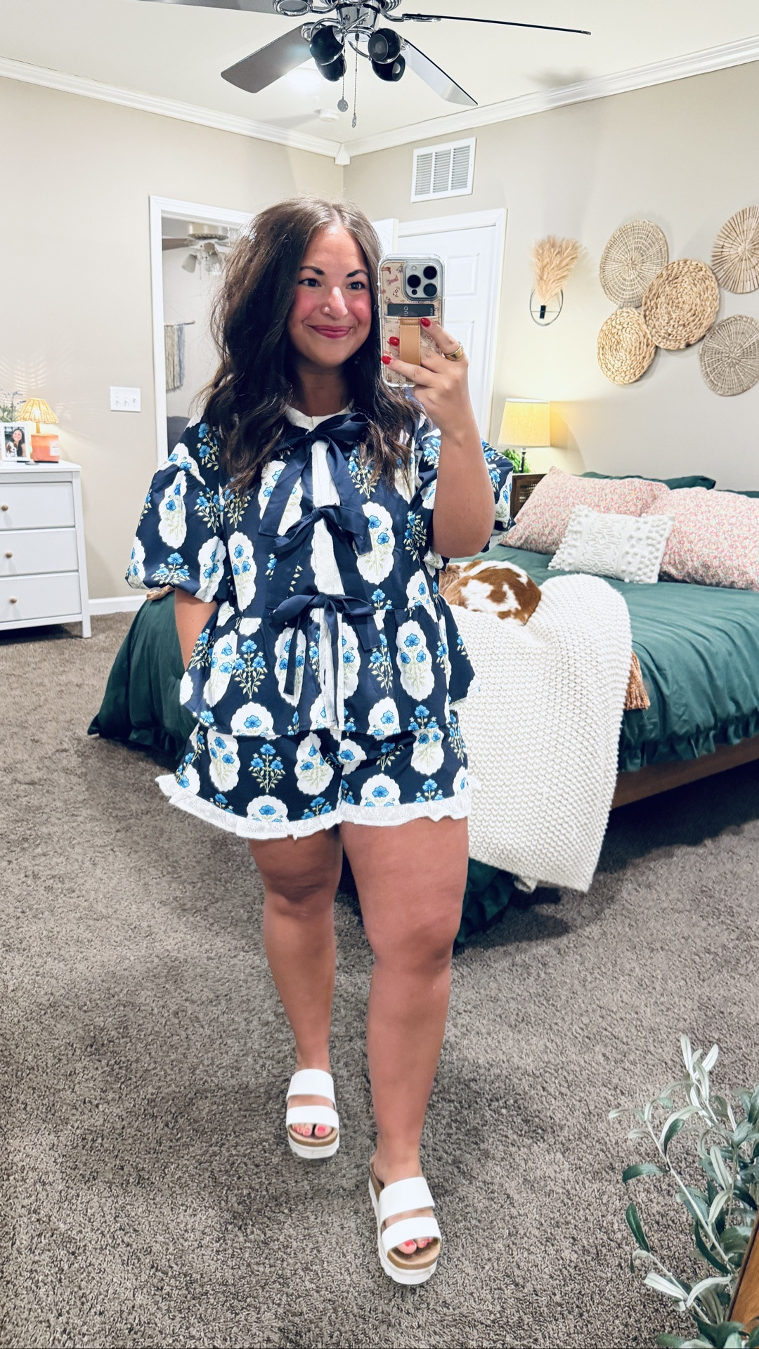 one of my MOST complimented school outfits all year 💙✨cute + comfy is always the goal 🙌🏻 I sized up for a more relaxed fit & loved it 

 #teacherstyle #schoolcounselor #amazonfinds #summeroutfits #matchingset #LTKootd #LTKMidsize #LTKWorkwear