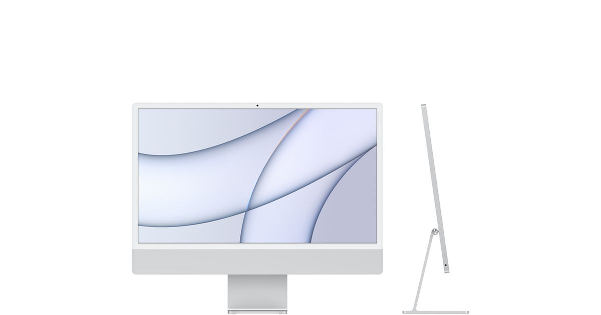 24-inch Silver iMac with 4.5K Retina display | Apple (US)