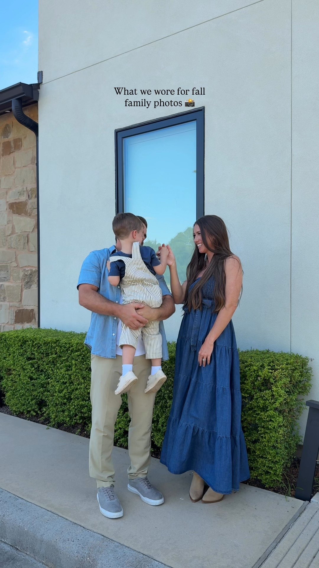 Fall family photo outfit inspiration! Wearing normal size small in dress // Hudson is wearing size 2-3 in overalls! ✨

#LTKSeasonal #LTKKids #LTKFamily