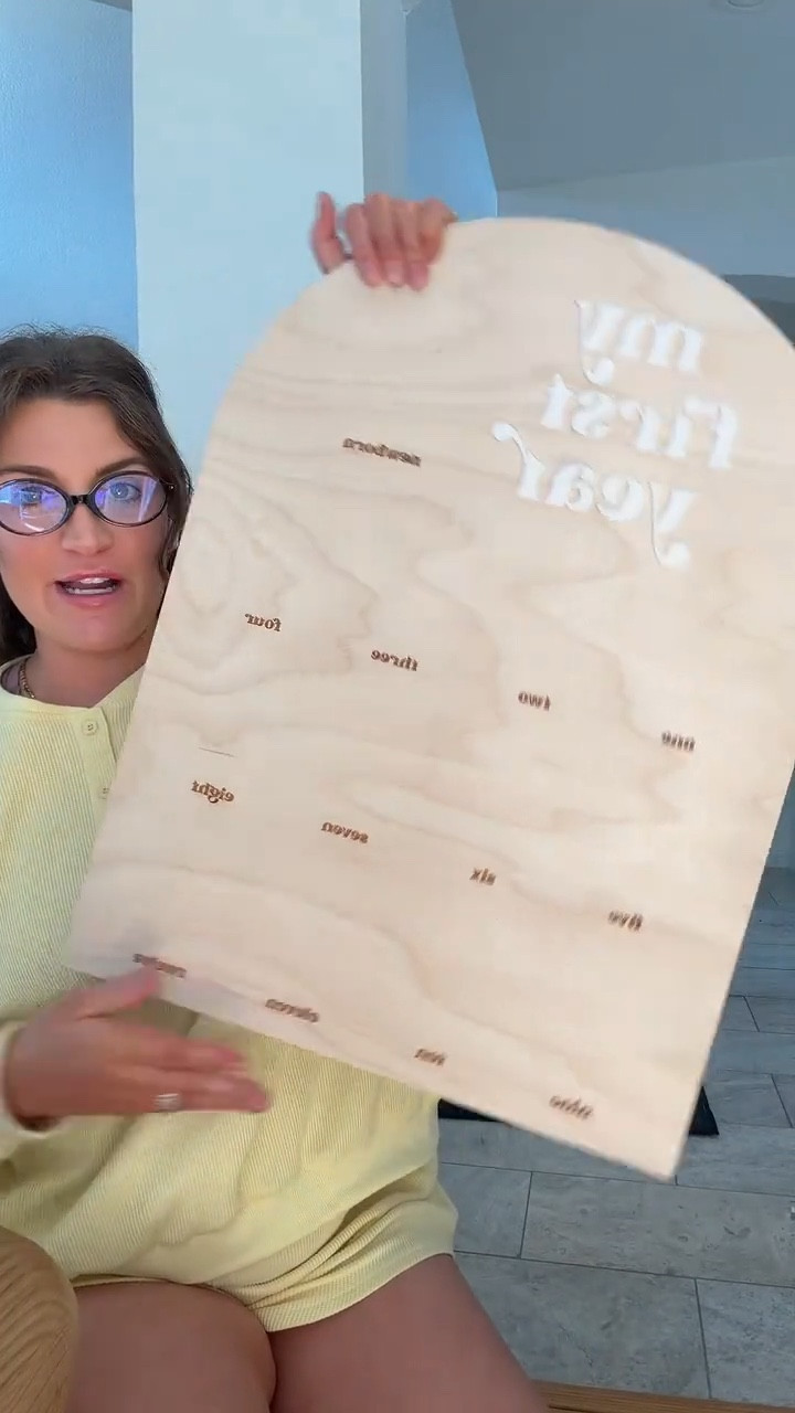 My first year board! cute keepsake for first birthday party 

#LTKBaby