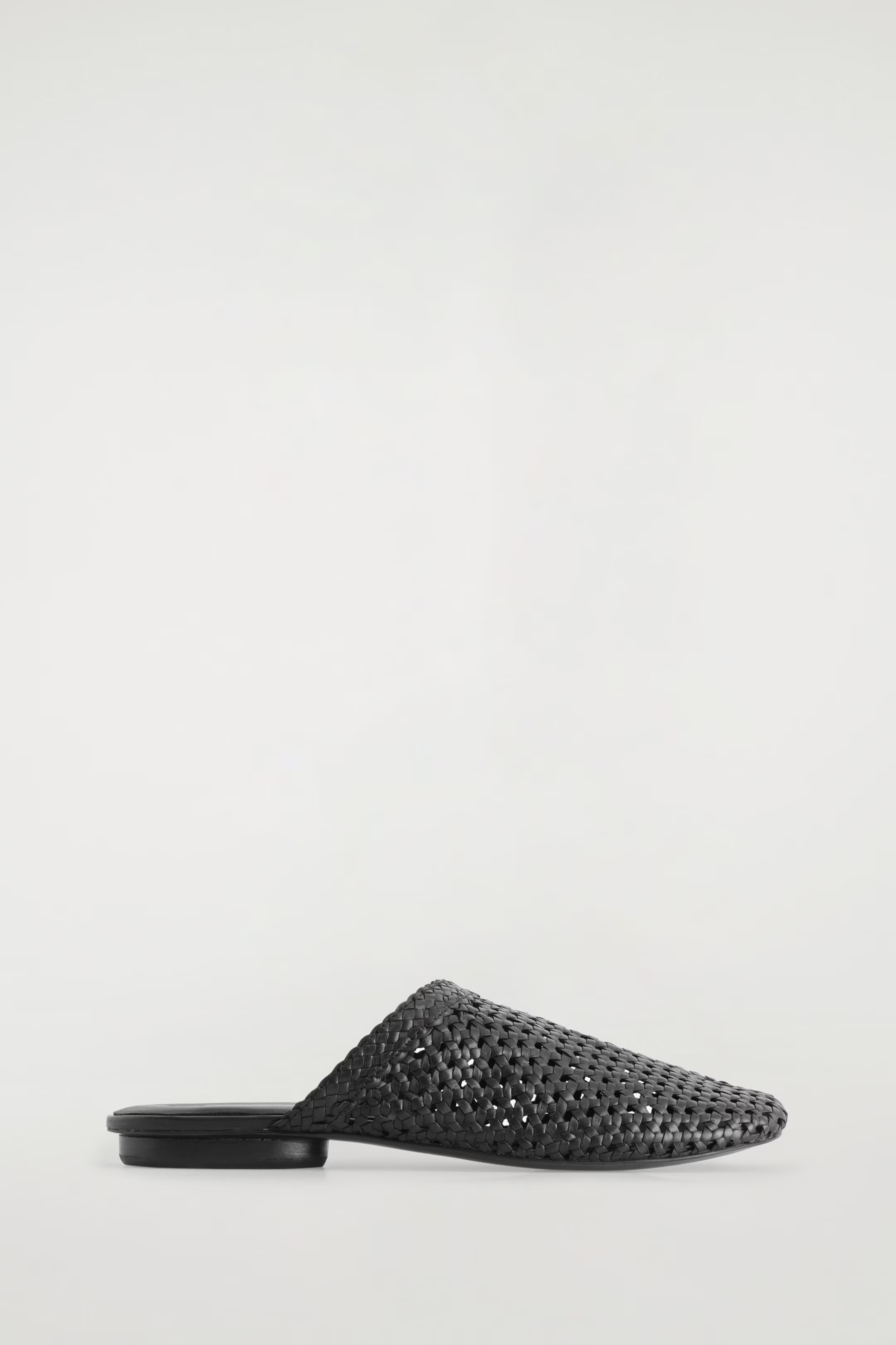 BRAIDED LEATHER MULES - BLACK | COS | COS (EU)