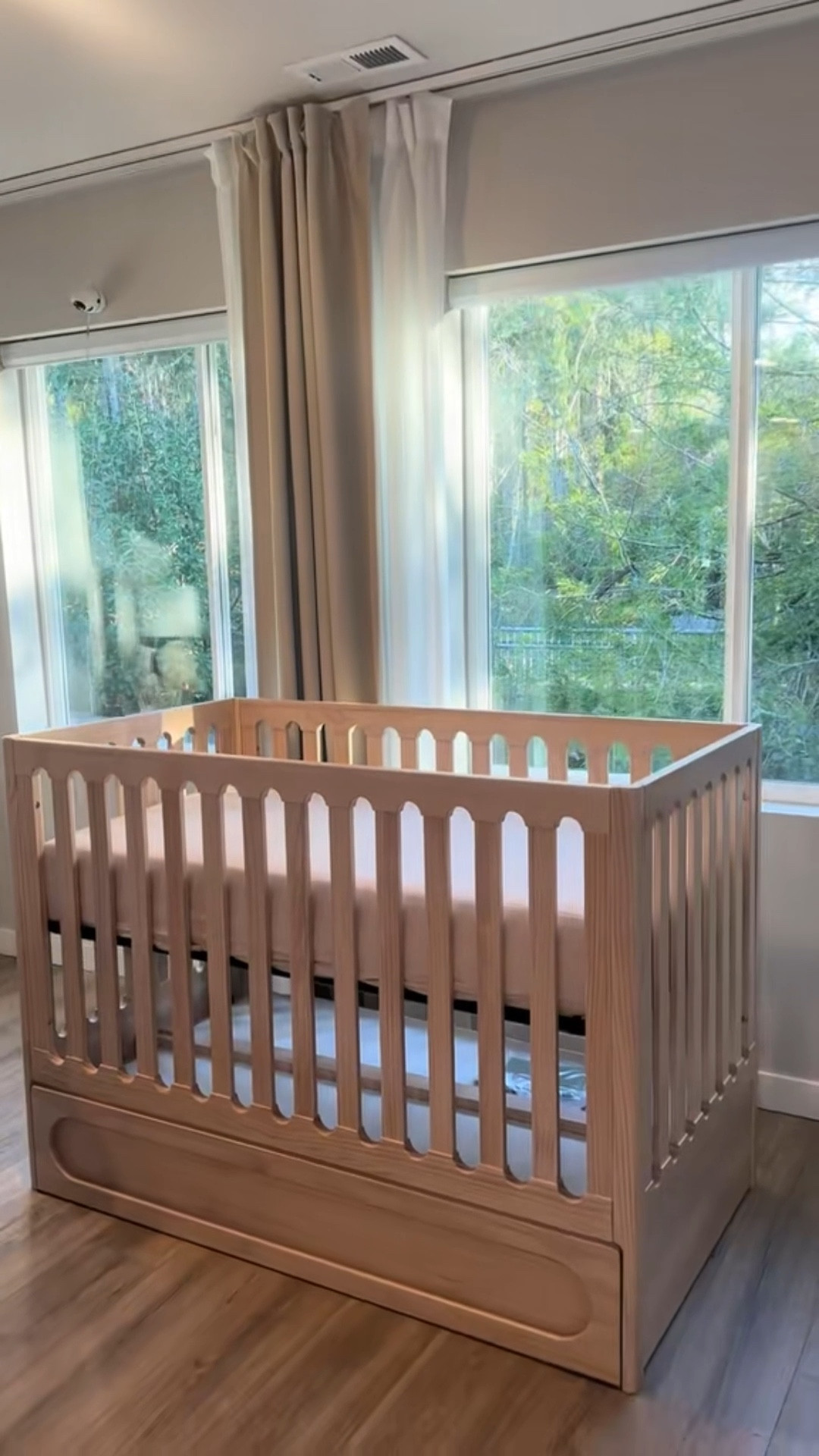 My Hush Crib with toddler trundle bed
