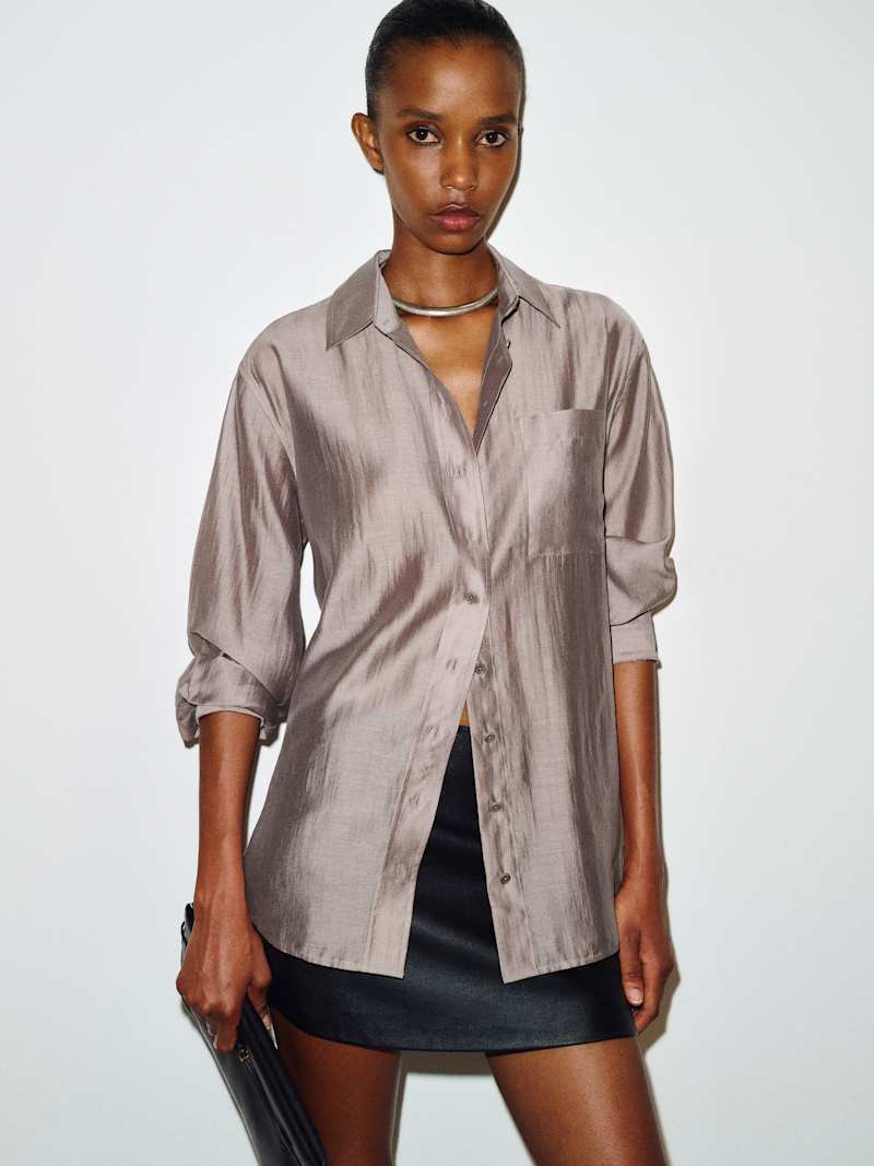Eli Oversized Shirt | Reformation (Global)