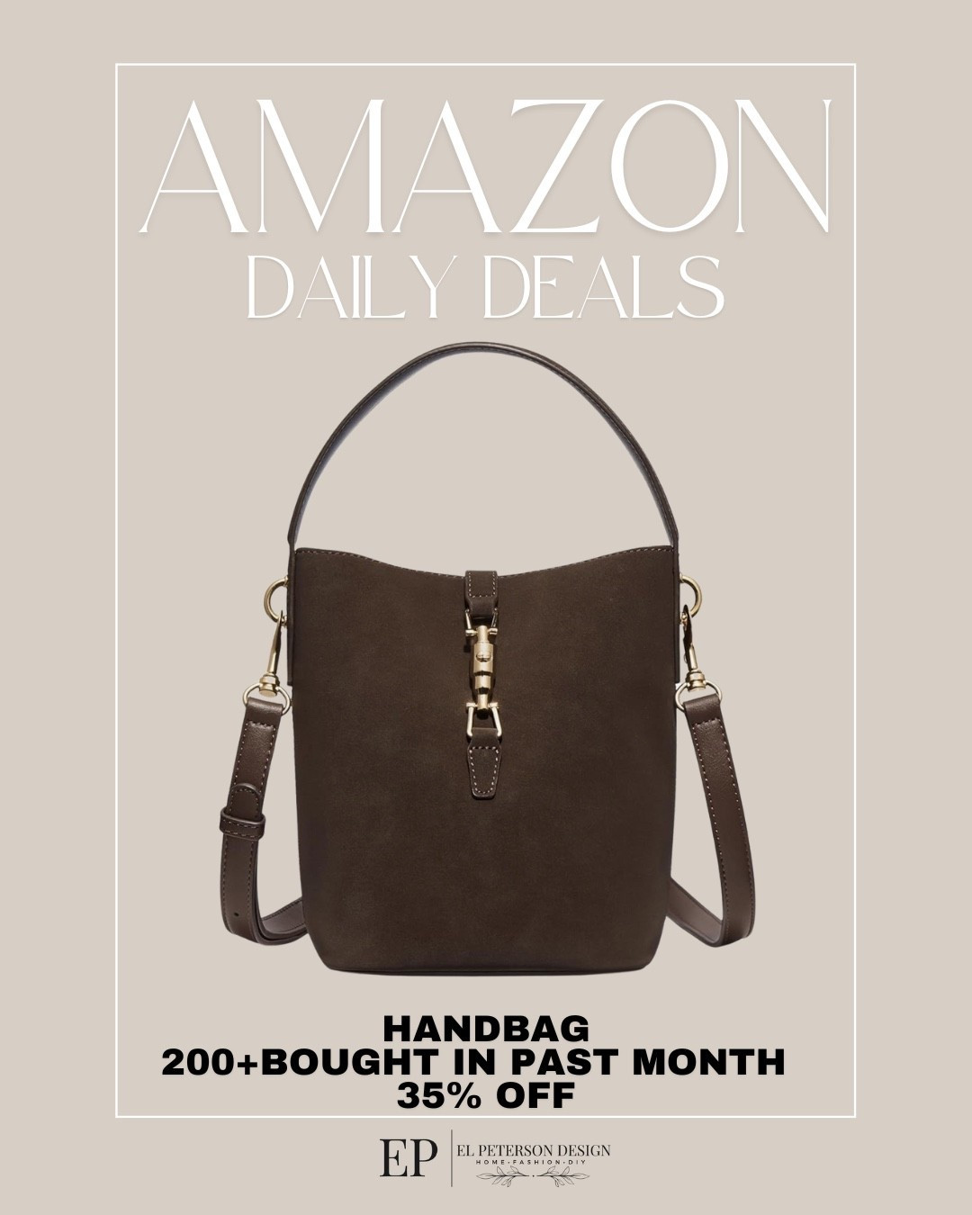 Amazon 
Daily Deals
Handbag 

#LTKFindsUnder100 #LTKSaleAlert #LTKFindsUnder50