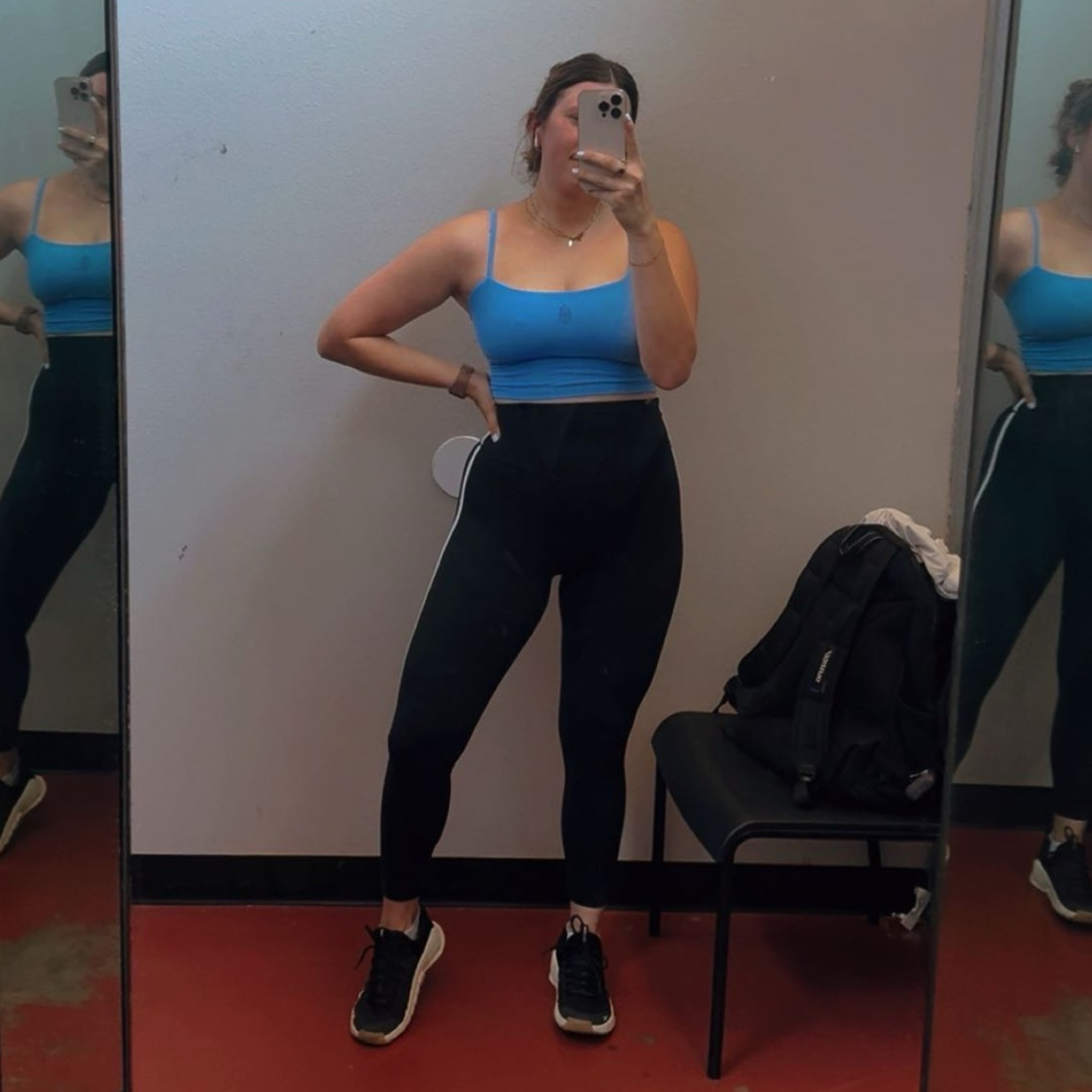 Free People Never Better bra
Vitality Cloud Leggings
Nike Metcon (fav workout shoe)

Color in the bra is out of stock but there are others!

#LTKfitnessgoals #LTKootd #LTKselfcare