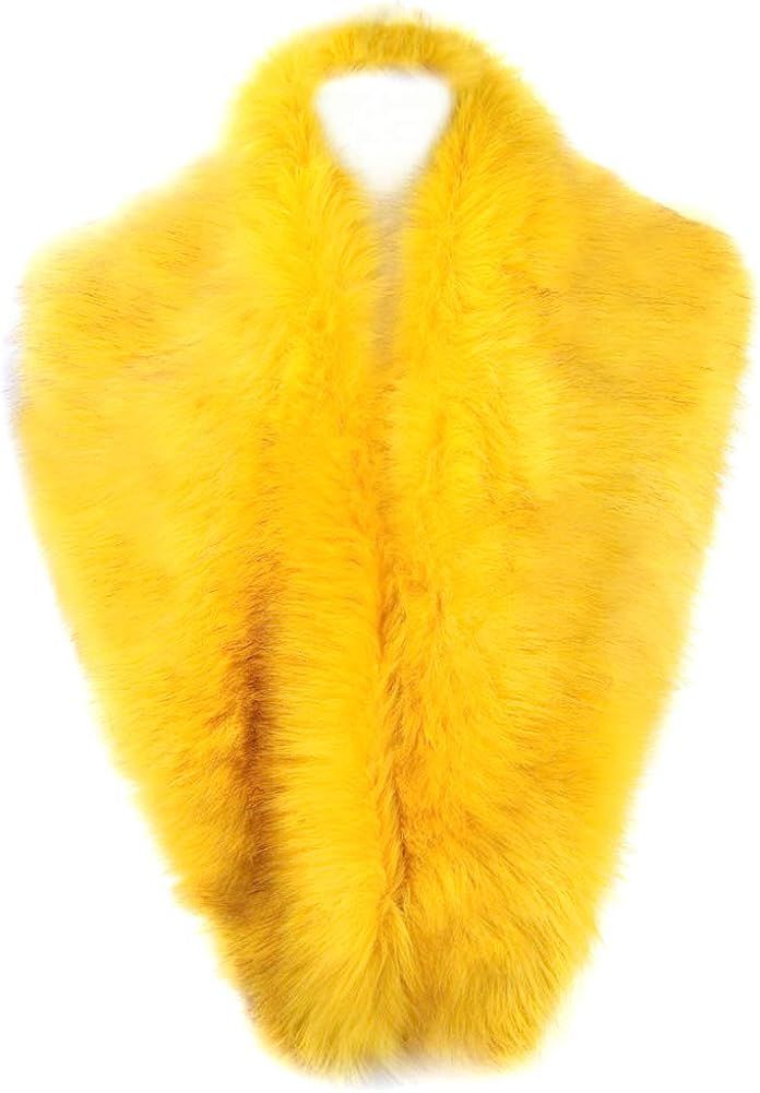 Dikoaina Extra Large Women's Faux Fur Collar for Winter Coat | Amazon (US)