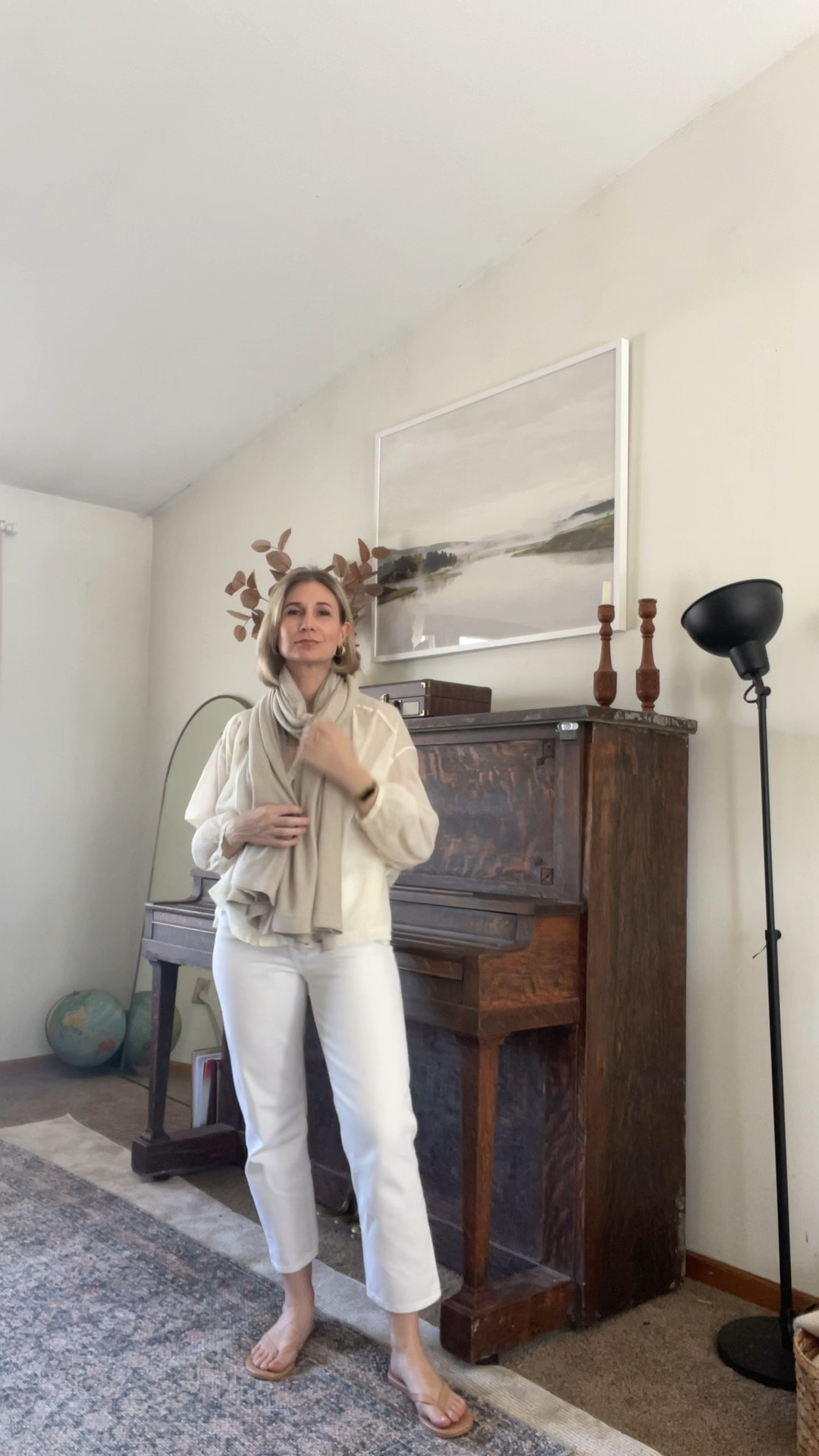 Look 4 from my travel scarf reel: what to wear for a sunset walk on the beach

#LTKtravel