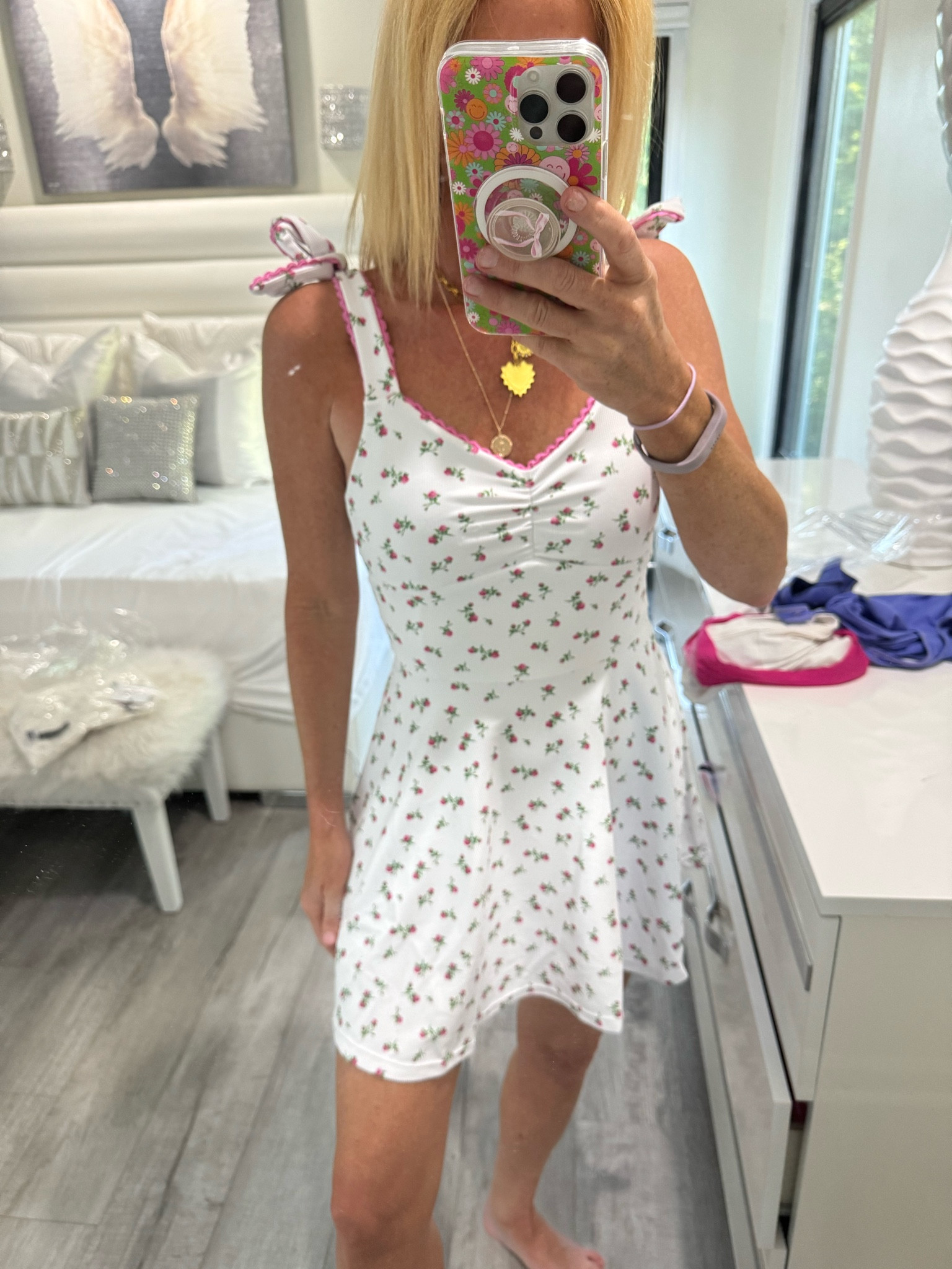 beach riot pixie dress Beach Riot Pixie Tie-Strap Tennis Mini Dress