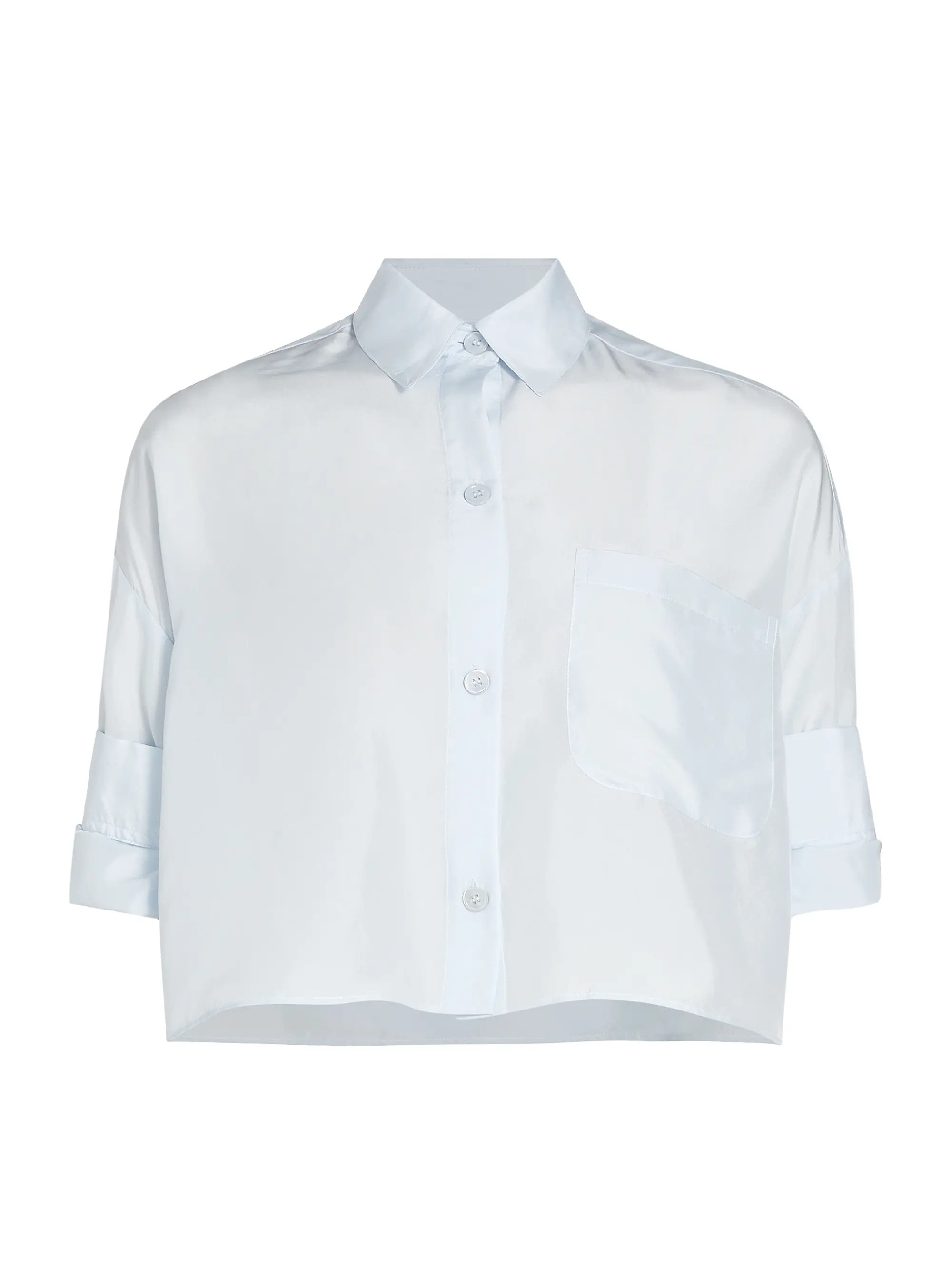 Next Ex Silk Crop Shirt | Saks Fifth Avenue