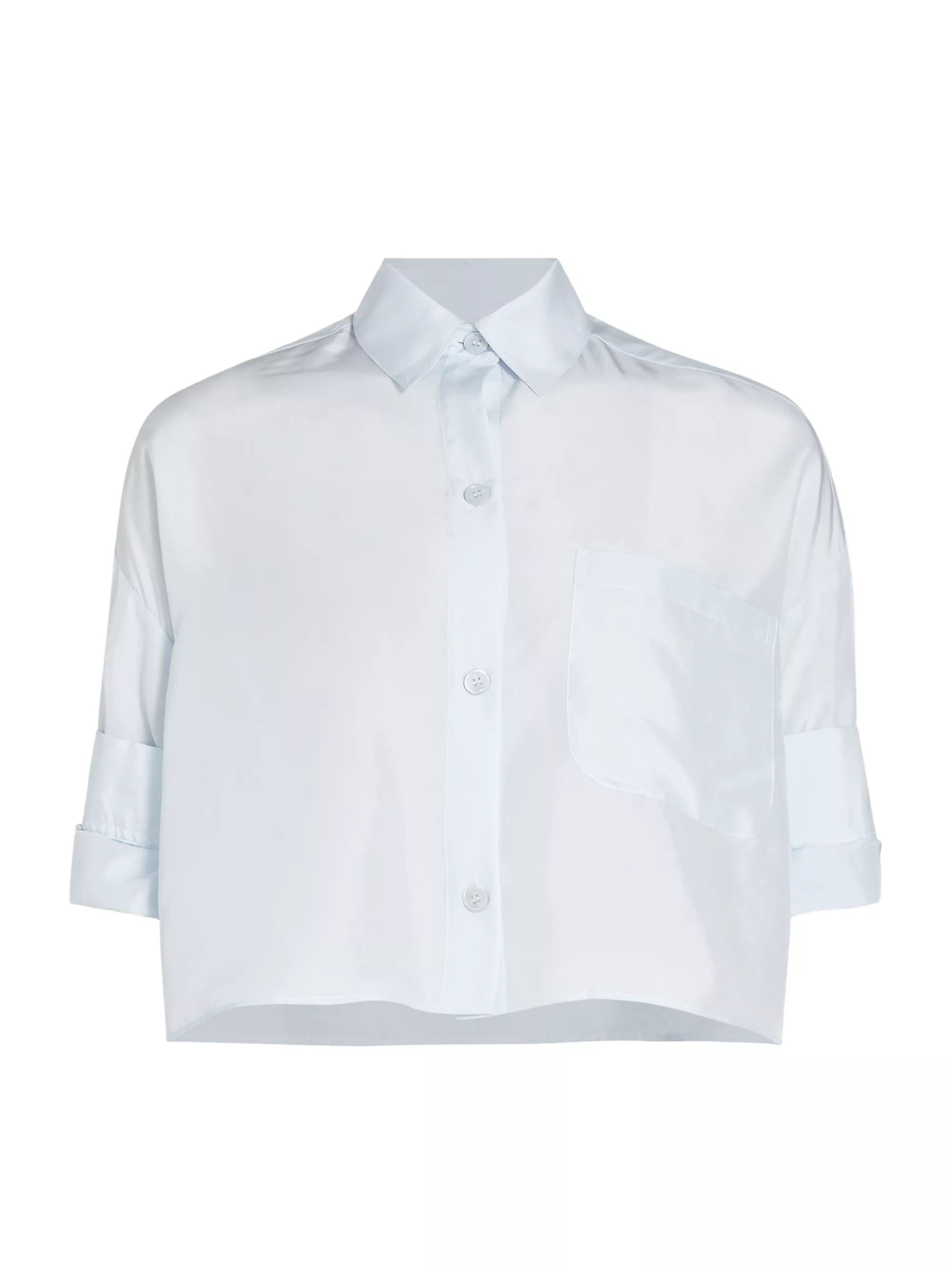Next Ex Silk Crop Shirt | Saks Fifth Avenue