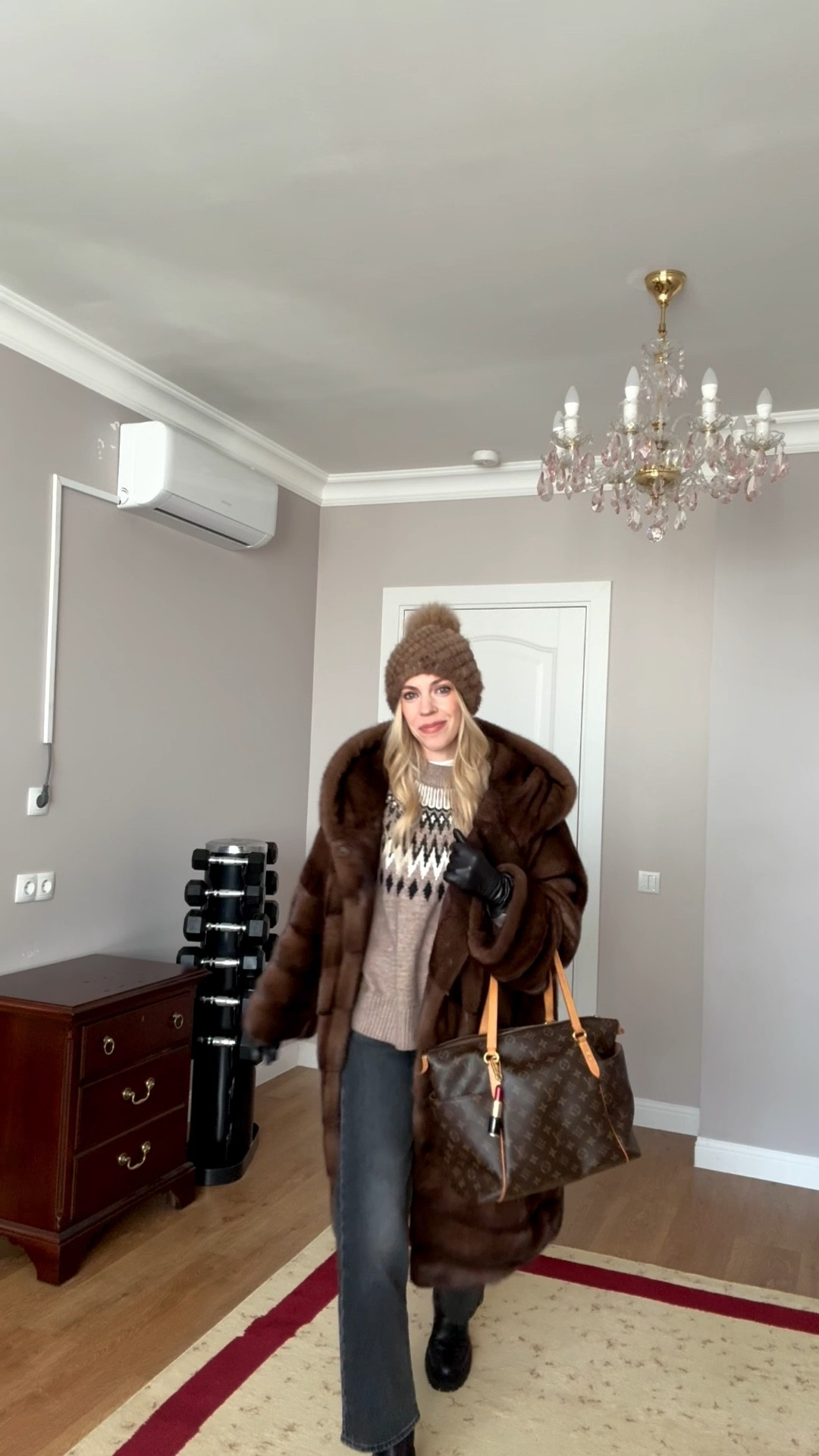 Cozy holiday look, ootd, fur coat, fair isle sweater, Levi’s black ankle jeans (on sale 30% off right now!)

#LTKHoliday #LTKSaleAlert #LTKootd