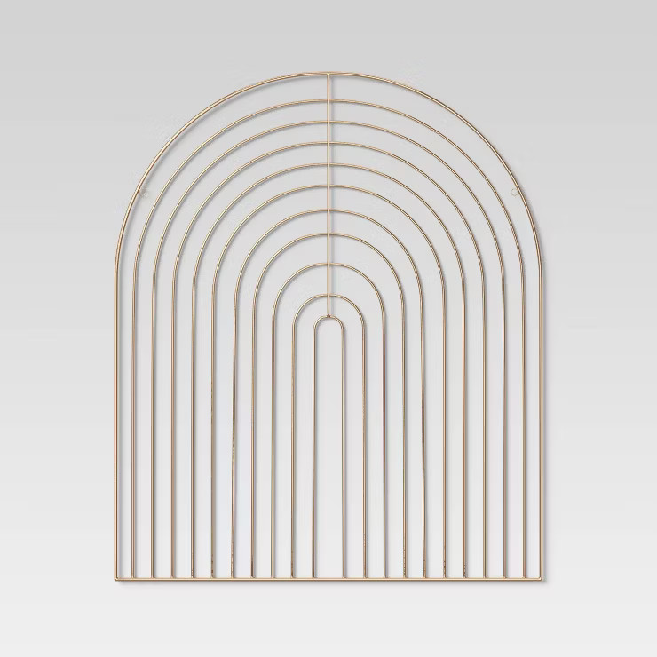Metal Gold Rainbow Wall Decor - Project 62™ | Target