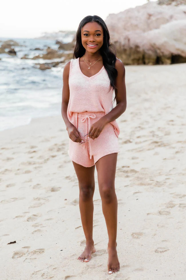 Wonder Often Blush Sweater Tank | The Pink Lily Boutique