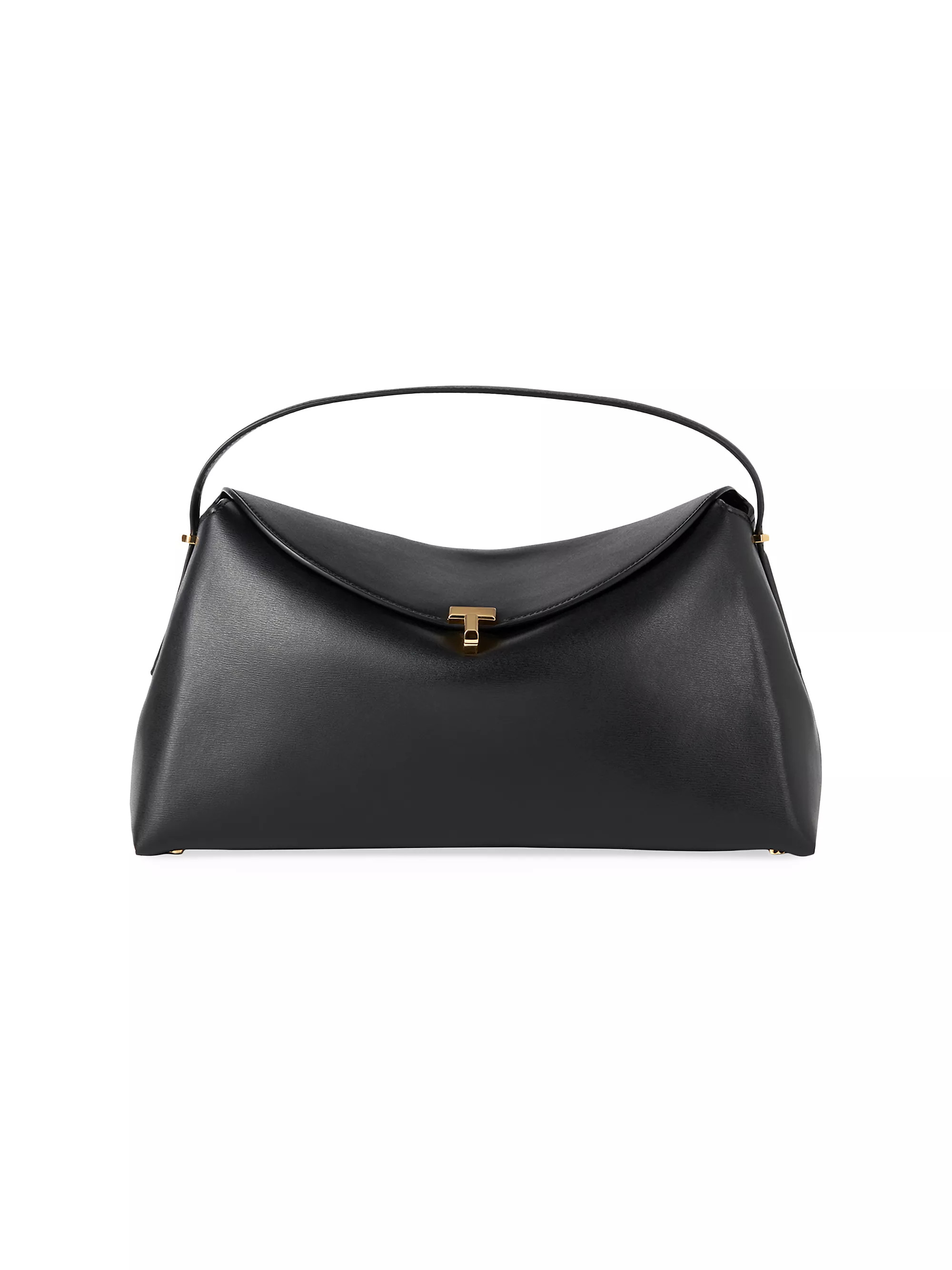 T-Lock Leather Top Handle Bag | Saks Fifth Avenue