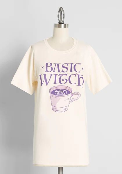 Basic Witch Graphic Tee | ModCloth